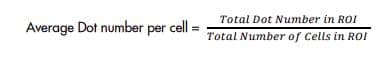 Average Dot Number Per Cell